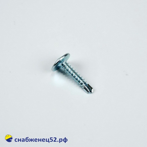 Саморез мет-мет прессшайба  (цинк, сверло) 4,2*19