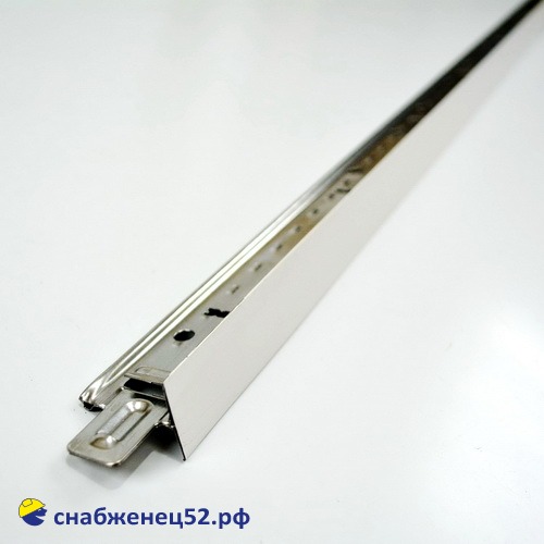 Планка напр. для подвесного потолка Люмсвет 3,7 м (24*29 мм) белая