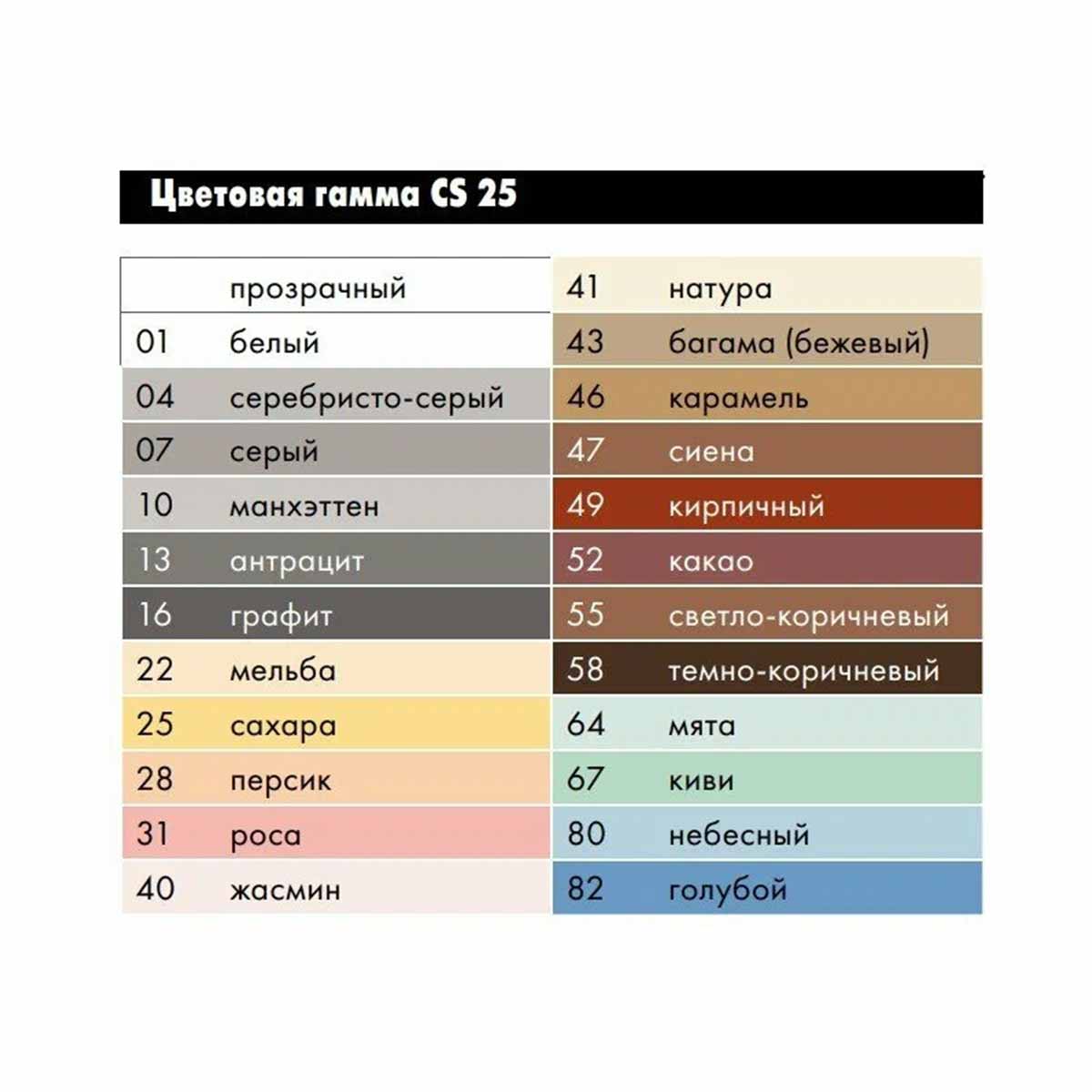 Затирка - герметик "Церезит СS 25" №43 (280мл) багама