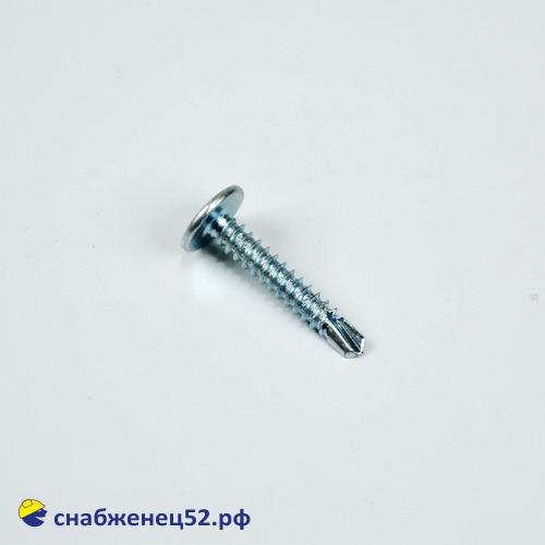 Саморез мет-мет прессшайба  (цинк, сверло) 4,2*25