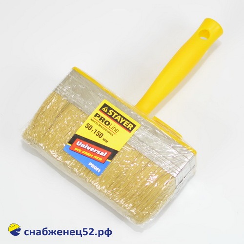 Кисть-макловица 50*150мм (пластмас. корпус, натур. щетина)