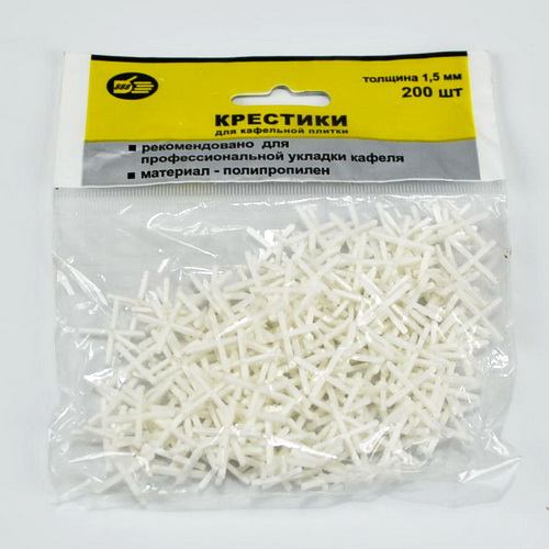 Крестики для плитки 1,5мм (200шт)