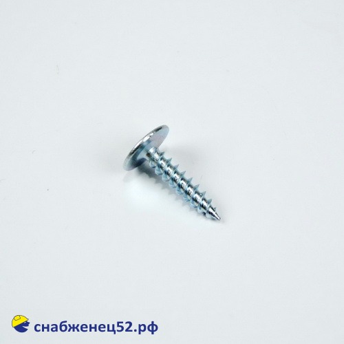 Саморез мет-мет прессшайба  (цинк, острие) 4,2*19
