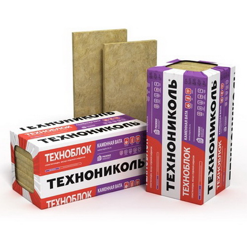 Плита базальт.  50мм Техноблок, PL 45 (5,76м2=0,288м3) (0,6*1,2м*8шт)
