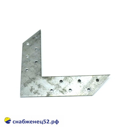 Соединитель угловой перф. 145*145*35*2мм оцинк.