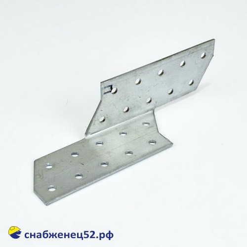 Держатель балки правый 170*40*40*2мм оцинк.