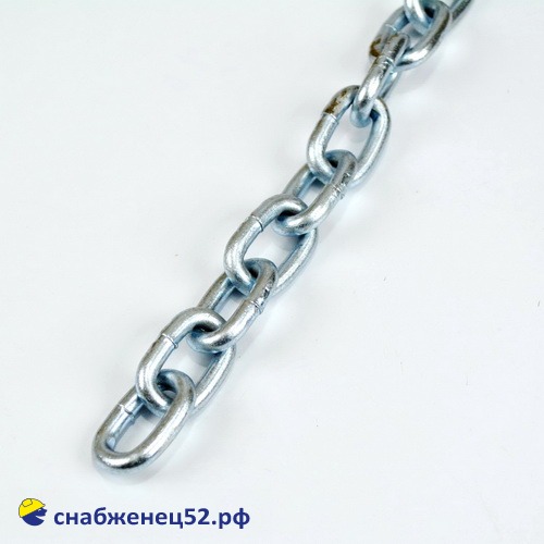 Цепь с коротким звеном М5 DIN766 (1п.м.)
