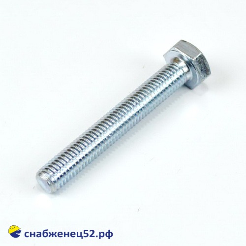 Болт с 6-гран. головкой ОЦИНК. 10* 70  DIN933