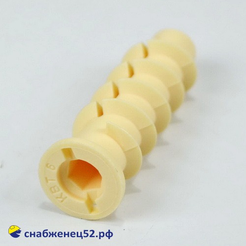 Дюбель для газобетона 10*50, нейлон (тип КВТ-6)