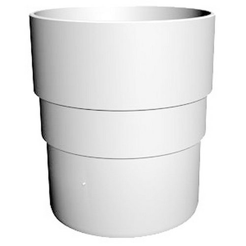 Водосток  пластик. Docke (пломбир) муфта соединительная D=85
