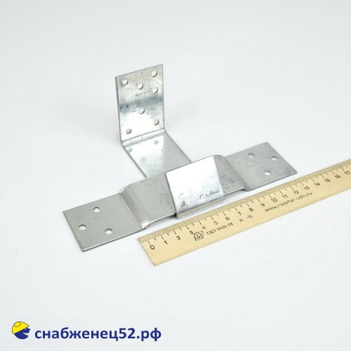 Опора скользящая для стропил 180*90*40*2мм (раб.часть 90мм), уг.90*40