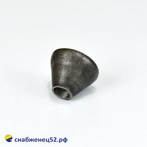 Переход стальной  57мм*25мм (с трубы ЭСВ 57мм на ВГП ду20)