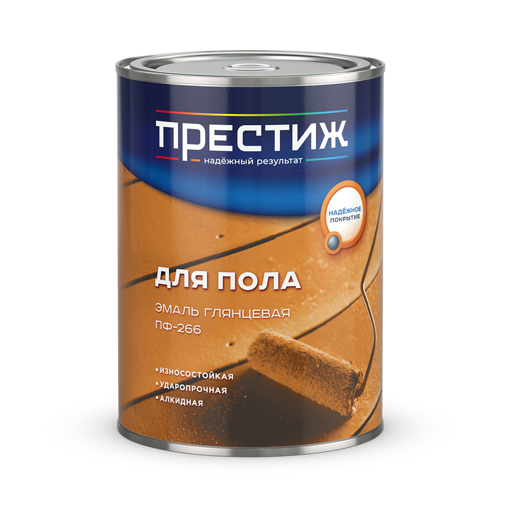 Эмаль ПФ-266 Престиж красно-корич. (0,9кг)
