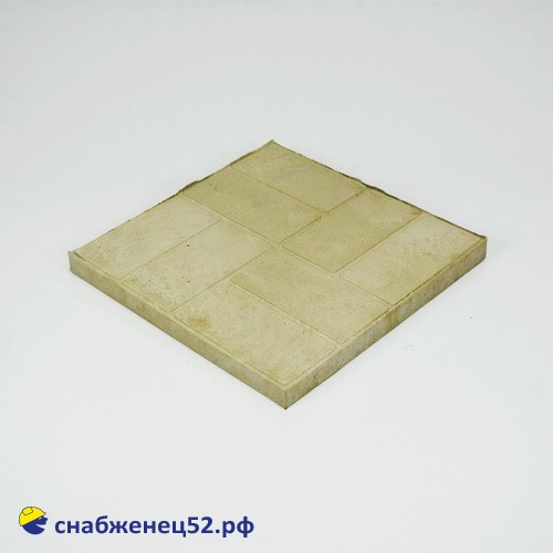 Плитка полимерпесчаная тротуарная 330*330*25мм серая