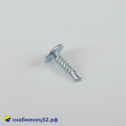 Саморез мет-мет прессшайба  (цинк, сверло) 4,2*16