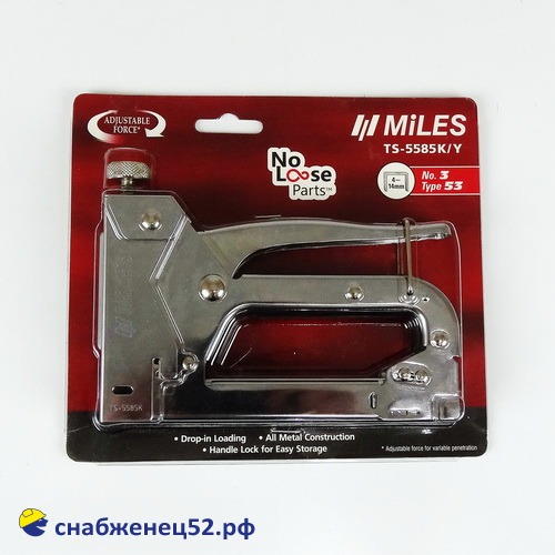 Степлер (тип скобы 53), 4-14мм Miles