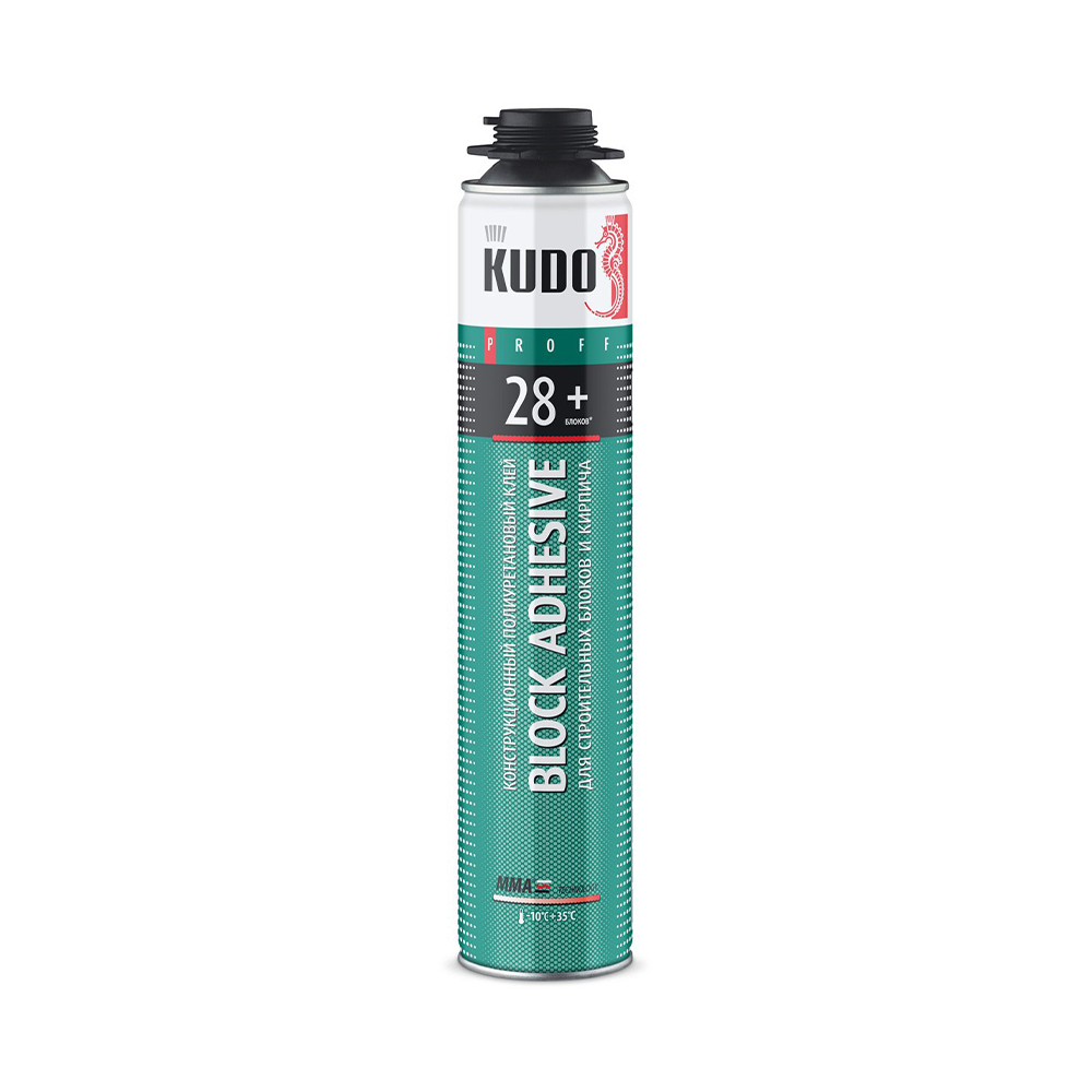 Клей-пена для блоков и кирпича KUDO PROFF 28+ (1000мл)
