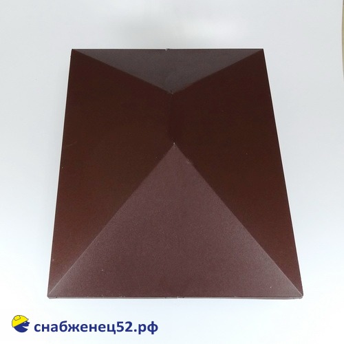 Дымник на трубу 0,85м 0,5 RAL 8017