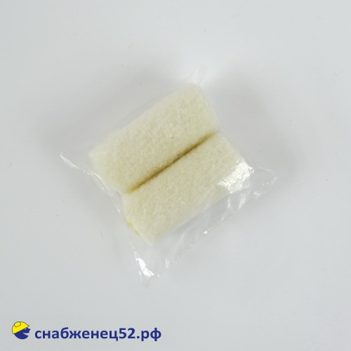 Мини-ролик велюр Бибер  50мм (к ручке d=6мм), 2шт