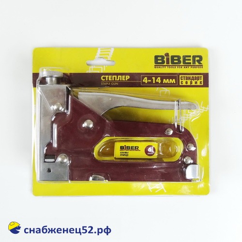 Степлер (тип скобы 53), 4-14мм Biber (85801)