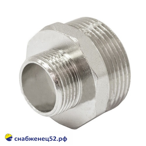 Ниппель никелир. переходной 1 х 1/2 (25*15мм)