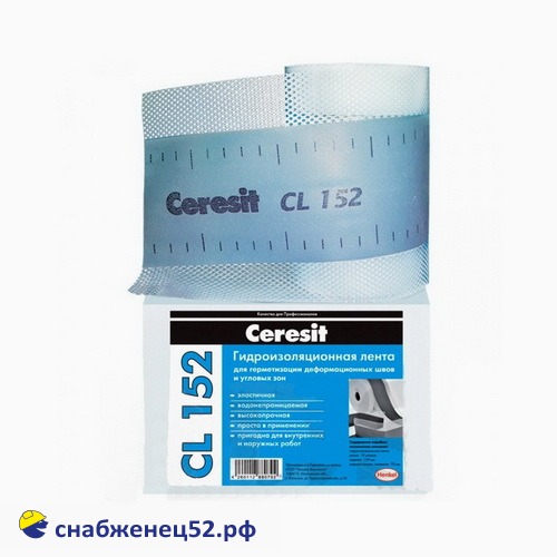 Гидроизоляционная лента Церезит CL 152 10м