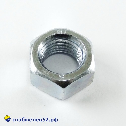 Гайка ОЦИНК. М22 (DIN 934)