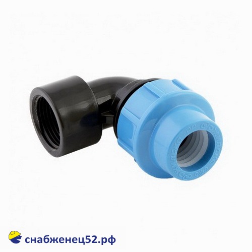 Отвод (для ПНД трубы) комб. ВР 25*1