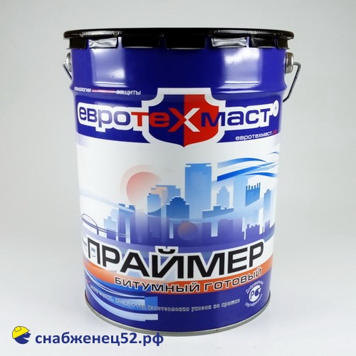 Праймер битумный ЕвроТехМаст, 16кг