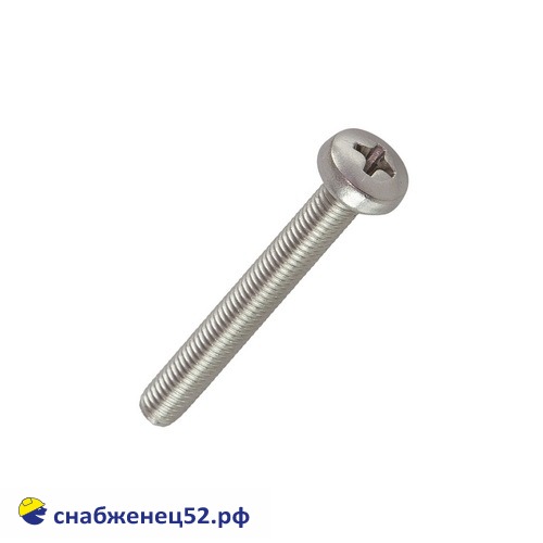 Винт с полусферической головкой 6*30 DIN7985