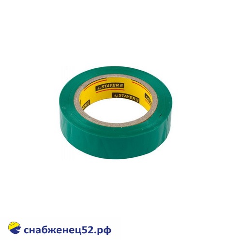 Изолента ПВХ 15мм*10м (зеленая)