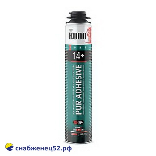 Клей-пена для теплоизоляции "KUDO PROFF 14+" (1000мл)