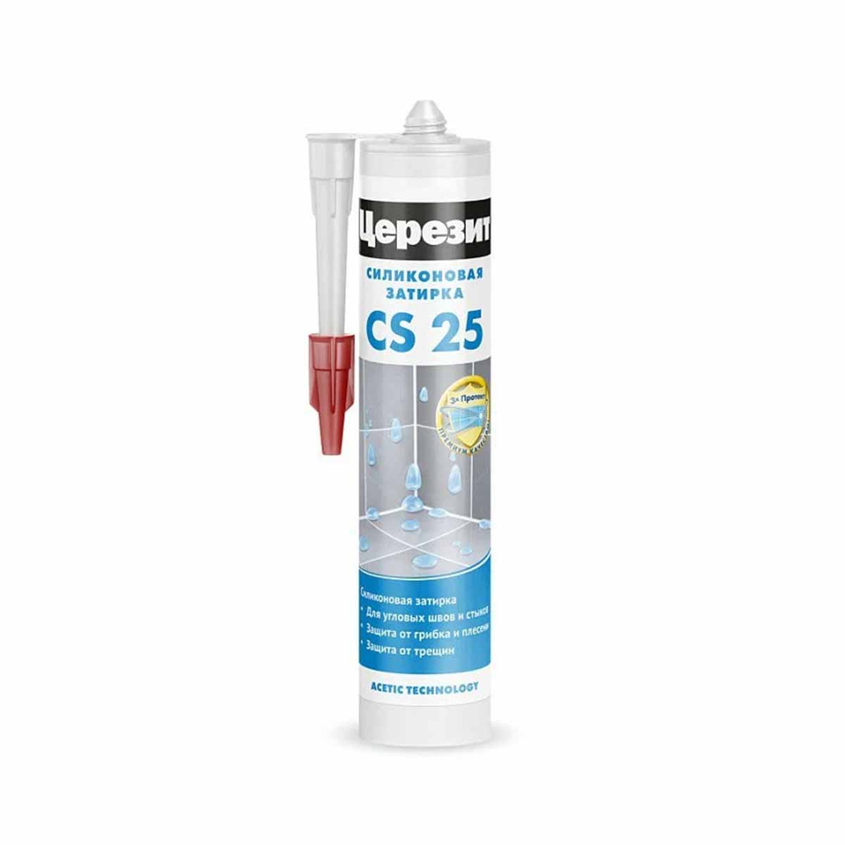 Затирка - герметик Церезит СS 25 №16 (280мл) графит
