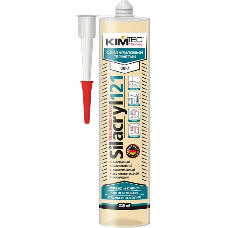Герметик KIM TEC 121 силакриловый (сосна) 310мл