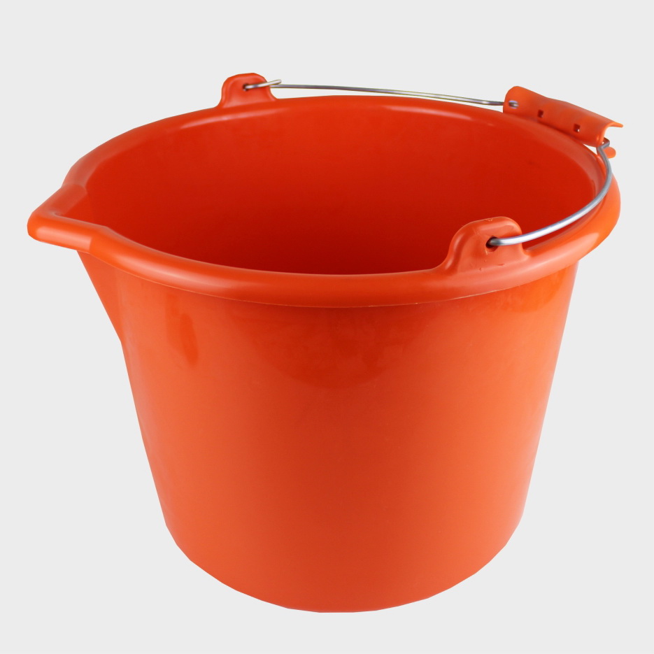Ведро гибкое ударопрочное Decor PROFI (оранжев.), 12л