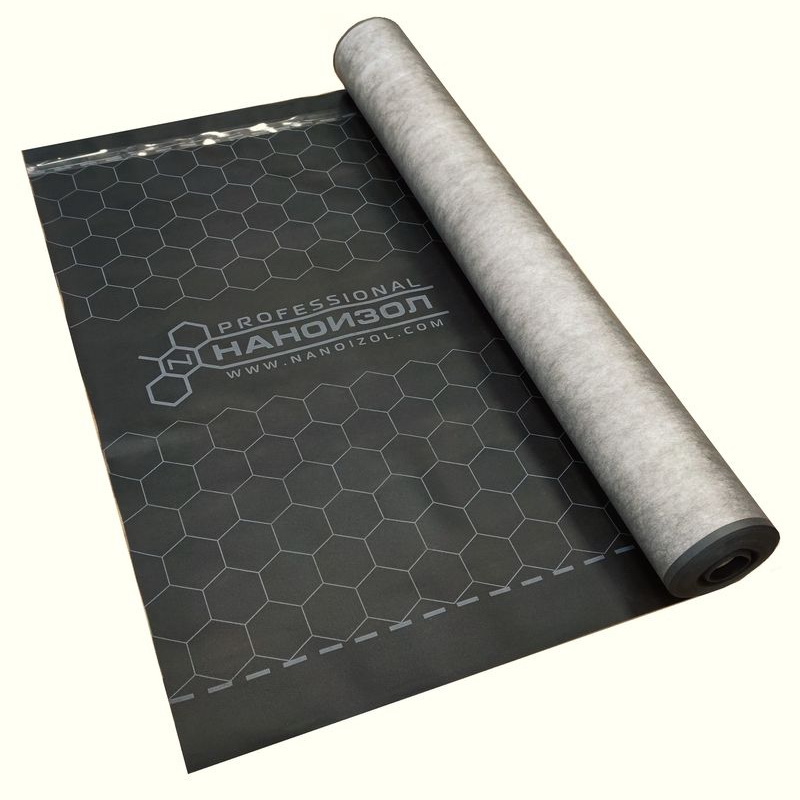 Мембрана диффузионная трехслойная Наноизол SD, 70м2 (130гр/м2)