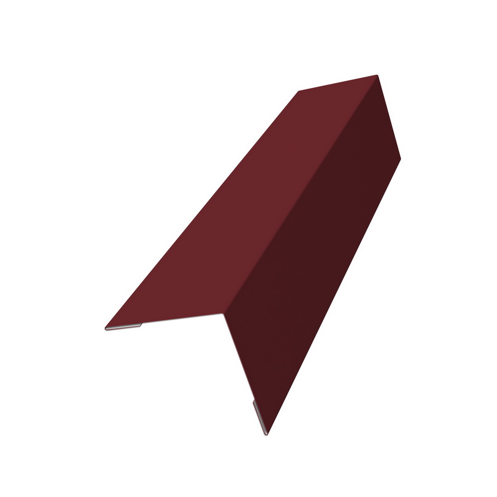 Угол внешний  50*50мм (2м) RAL 3005 (красный) PE с пленкой