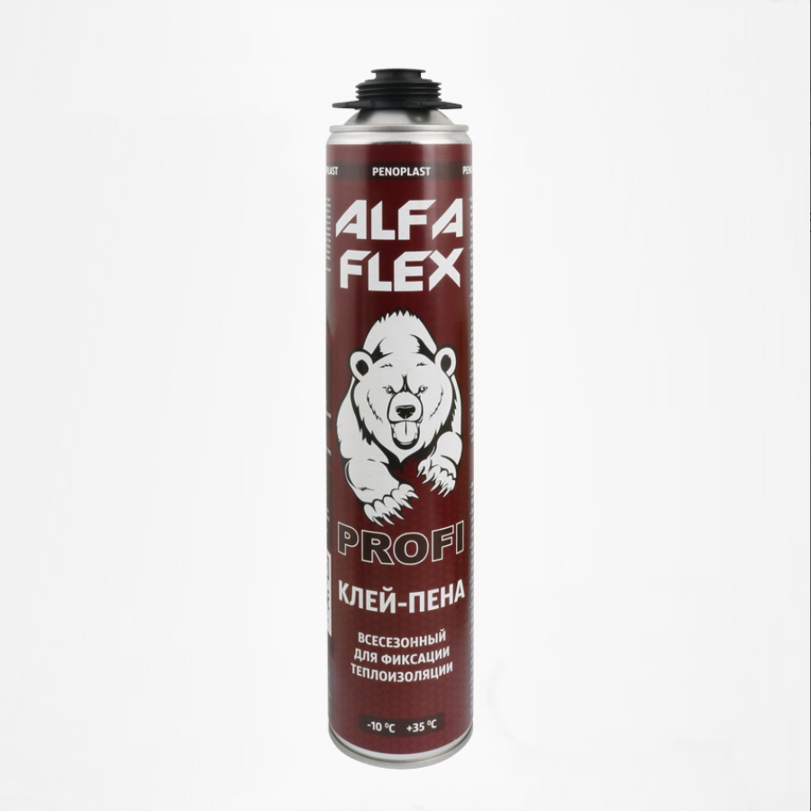 Клей-пена для теплоизоляции ALFA Flex Profi (1000мл)