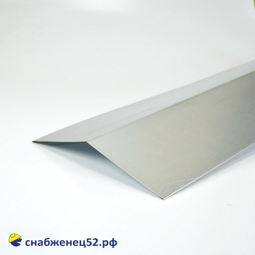 Конек 2м (145*145мм) оцинкованный, 0,45мм