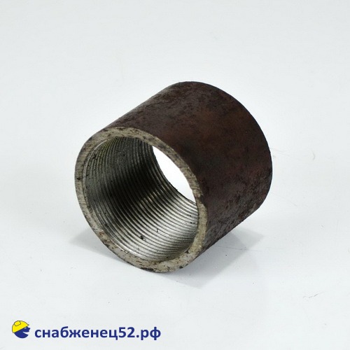 Муфта стальная для трубы ВГП ду 50 (ЭСВ 57мм)