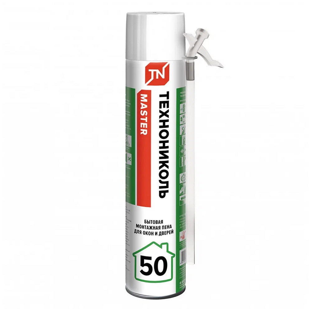 Пена монтажная (с трубкой) Технониколь 50 (До 50л) (от -10 до +35°С)