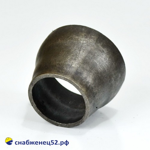 Переход стальной 108мм*76мм (с трубы ЭСВ 108мм на ЭСВ 76мм)