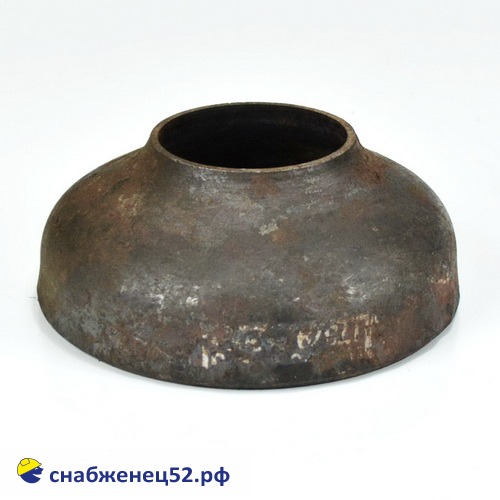 Переход стальной 159мм* 76мм (с трубы ЭСВ 159мм на ЭСВ 76мм)