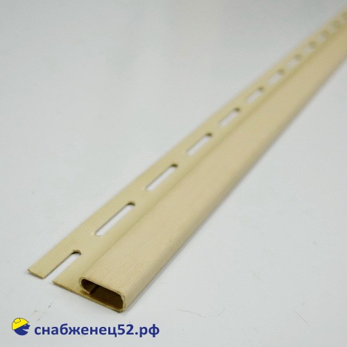 Планка финишная  3,6 м бежевая (Grand Line)