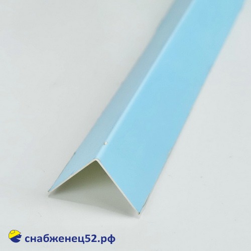 Уголок отделочный из ПВХ 30*30мм в защитной пленке, (3м)