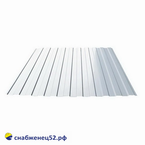 Профнастил С-8  RAL 9003 (белый) 1,2х2м (0,4мм), GL