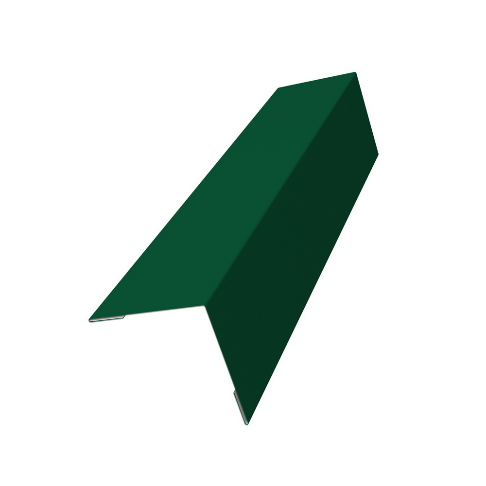 Угол внешний  50*50мм (2м) RAL 6005 (зеленый) PE с пленкой